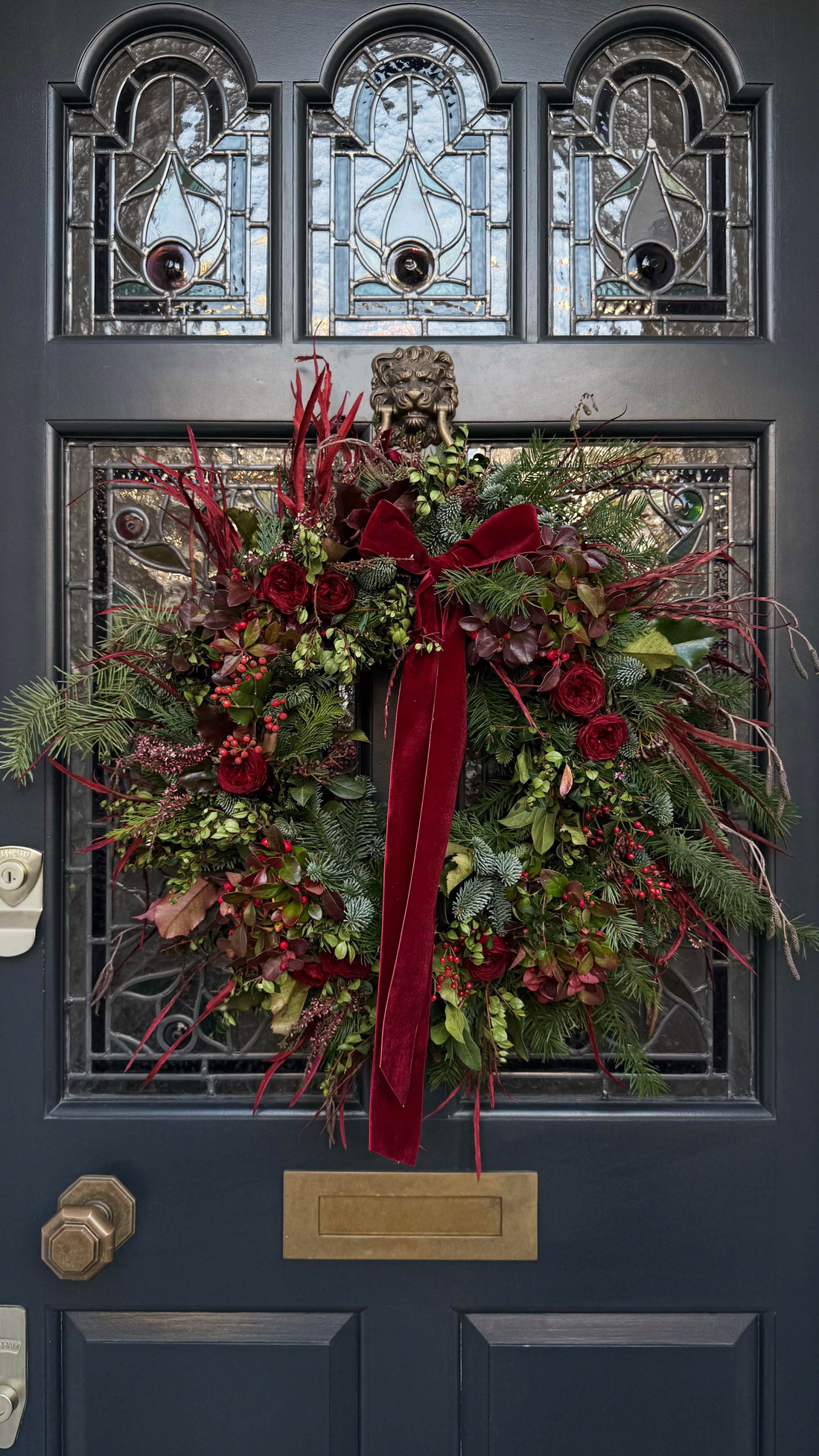 Burgundy Noir Wreath