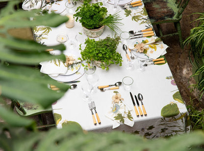 Summerill &amp; Bishop | Herb Garden Linen Tablecloth